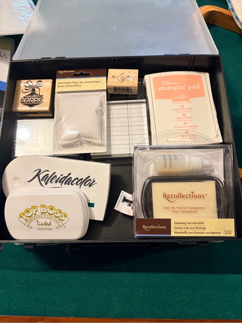 Recollections Stamping & Ink Kit - Black, White, Cream